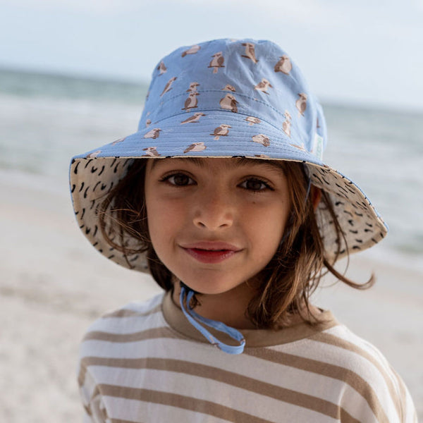 Kookaburra Wide Brim Bucket Hat