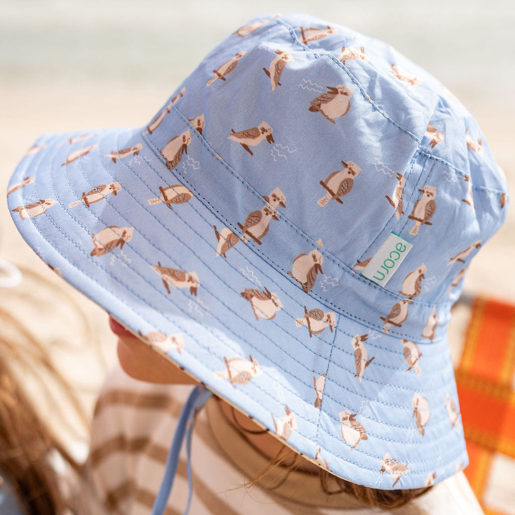 Kookaburra Wide Brim Bucket Hat