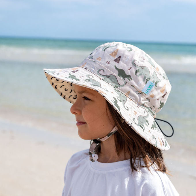 Dino Delight Wide Brim Bucket Hat