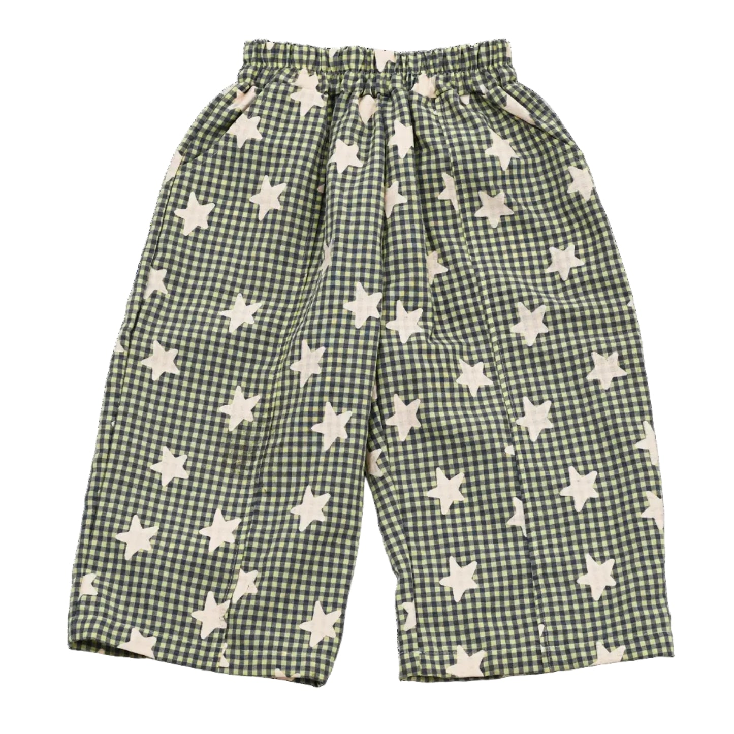 Dusty Star Pants, Yellow Gingham