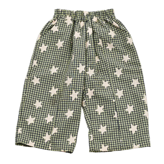 Dusty Star Pants, Yellow Gingham