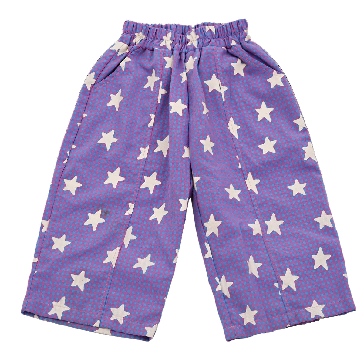 Dusty Star Pants, Purple Gingham