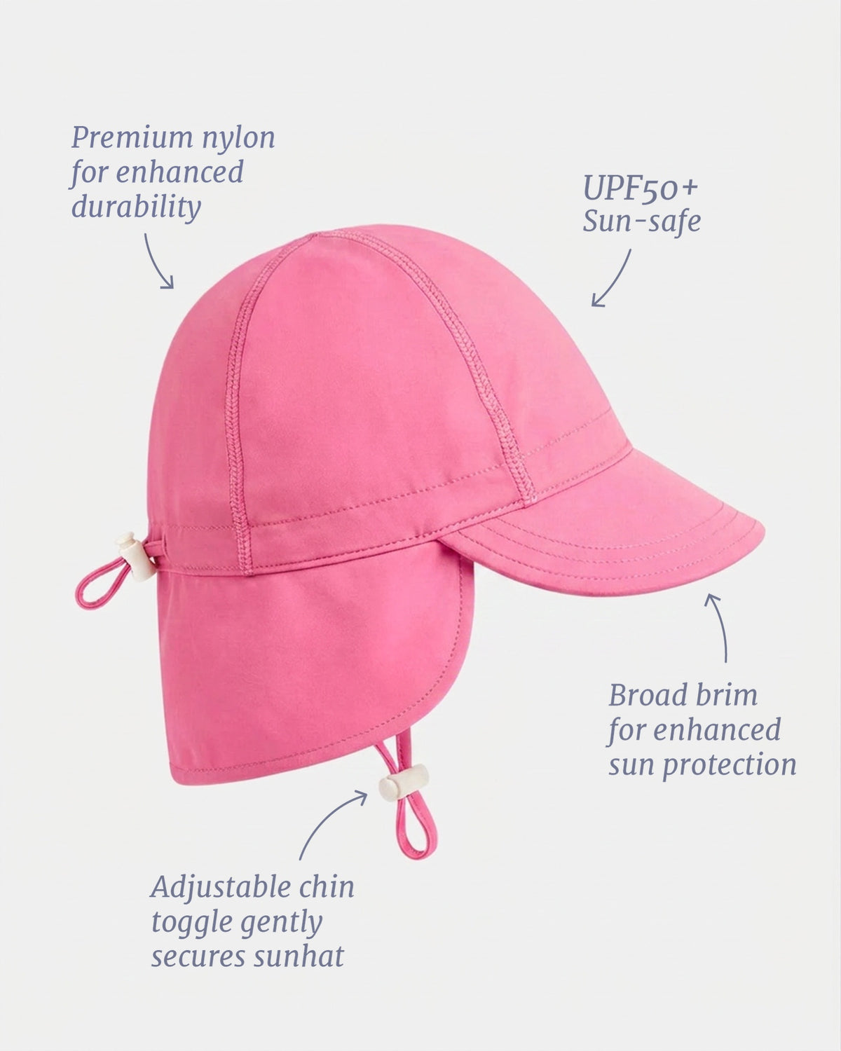 Beachcomber Swim Flap Cap, Watermelon