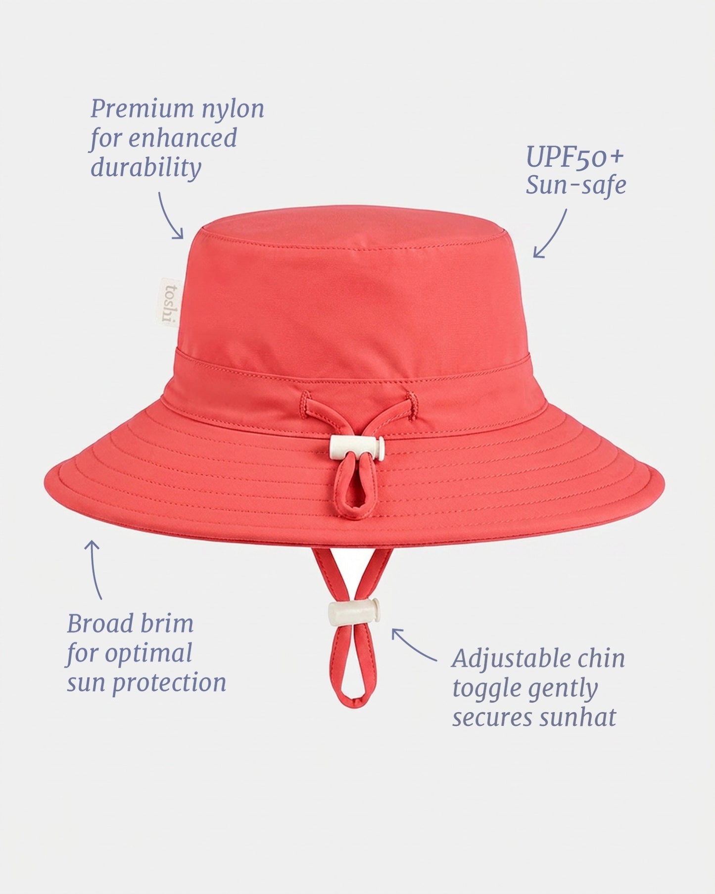 Beachcomber Swim Sunhat, Lobster