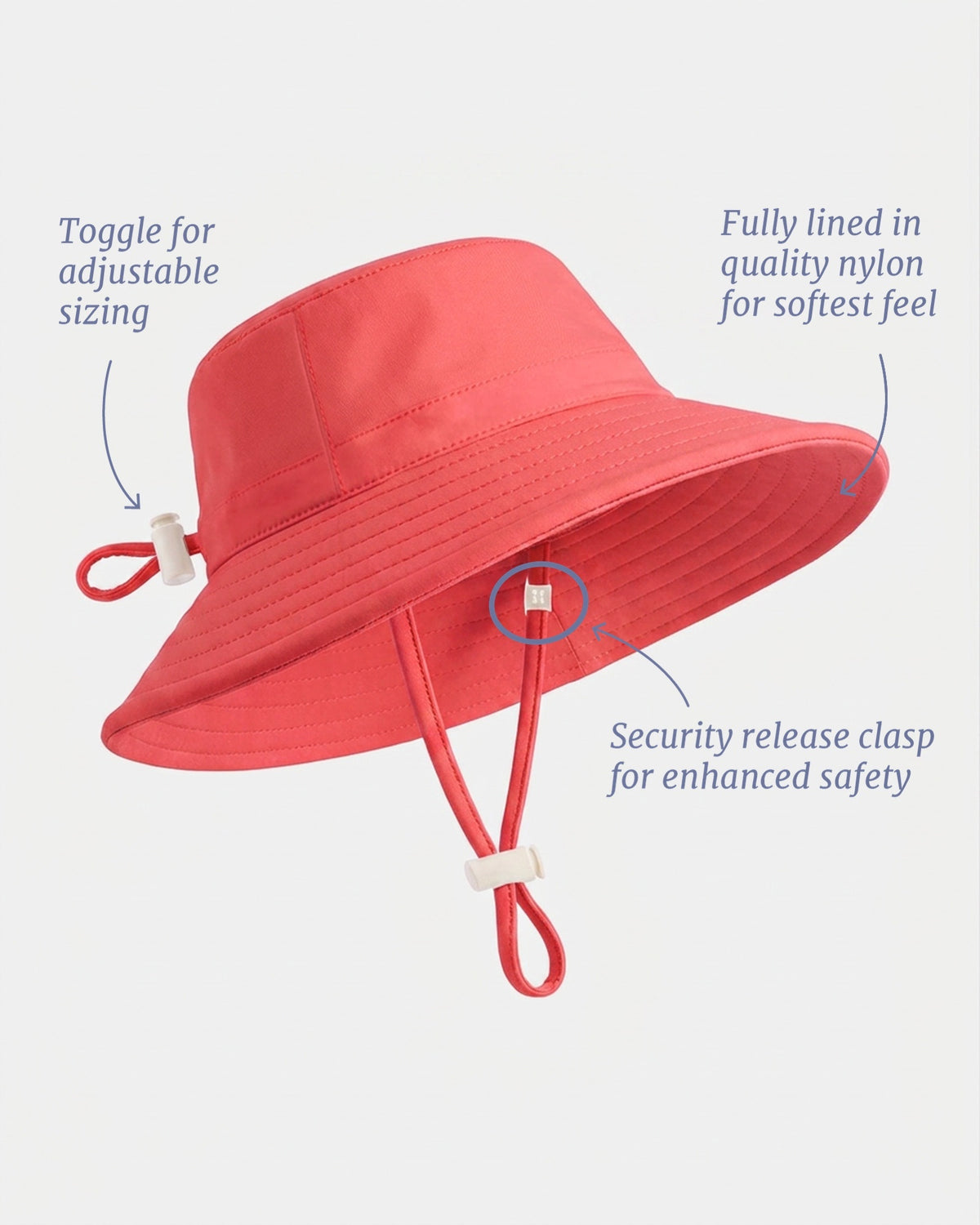 Beachcomber Swim Sunhat, Lobster
