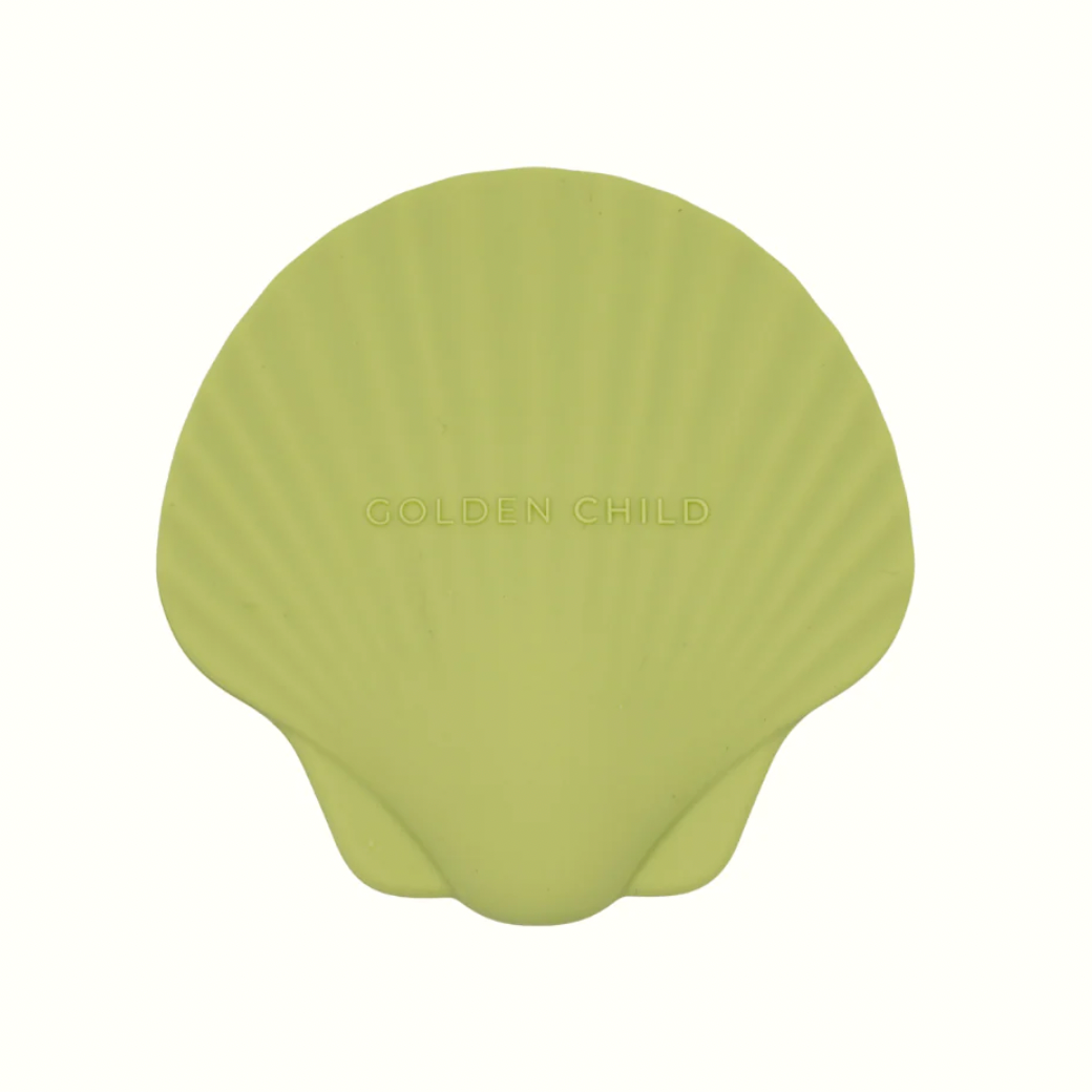 Seashell Teether, Lime