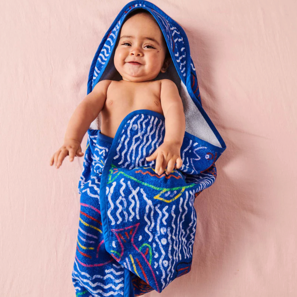 The Deep Blue Baby Towel
