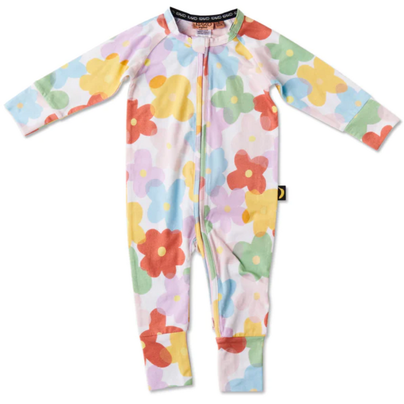 Paper Daisy Long Sleeve Zipsuit