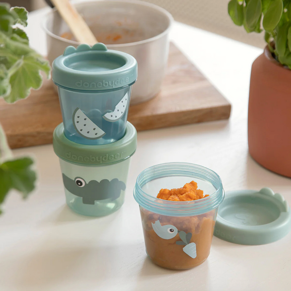 Baby Food Containers, Green