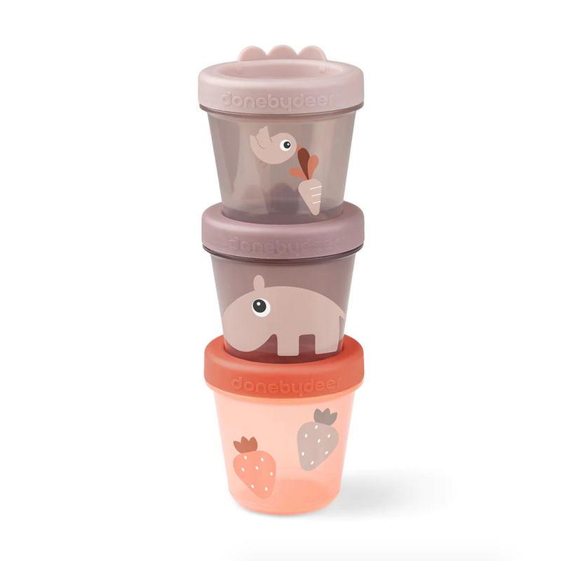Baby Food Containers, Peach