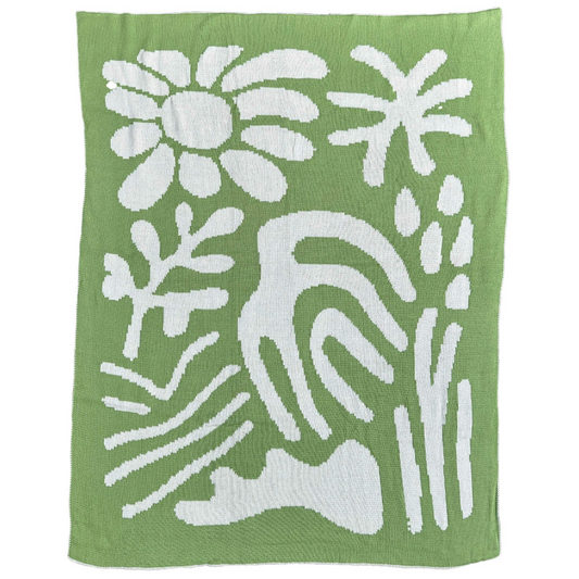 Reversible Blanket, Lime