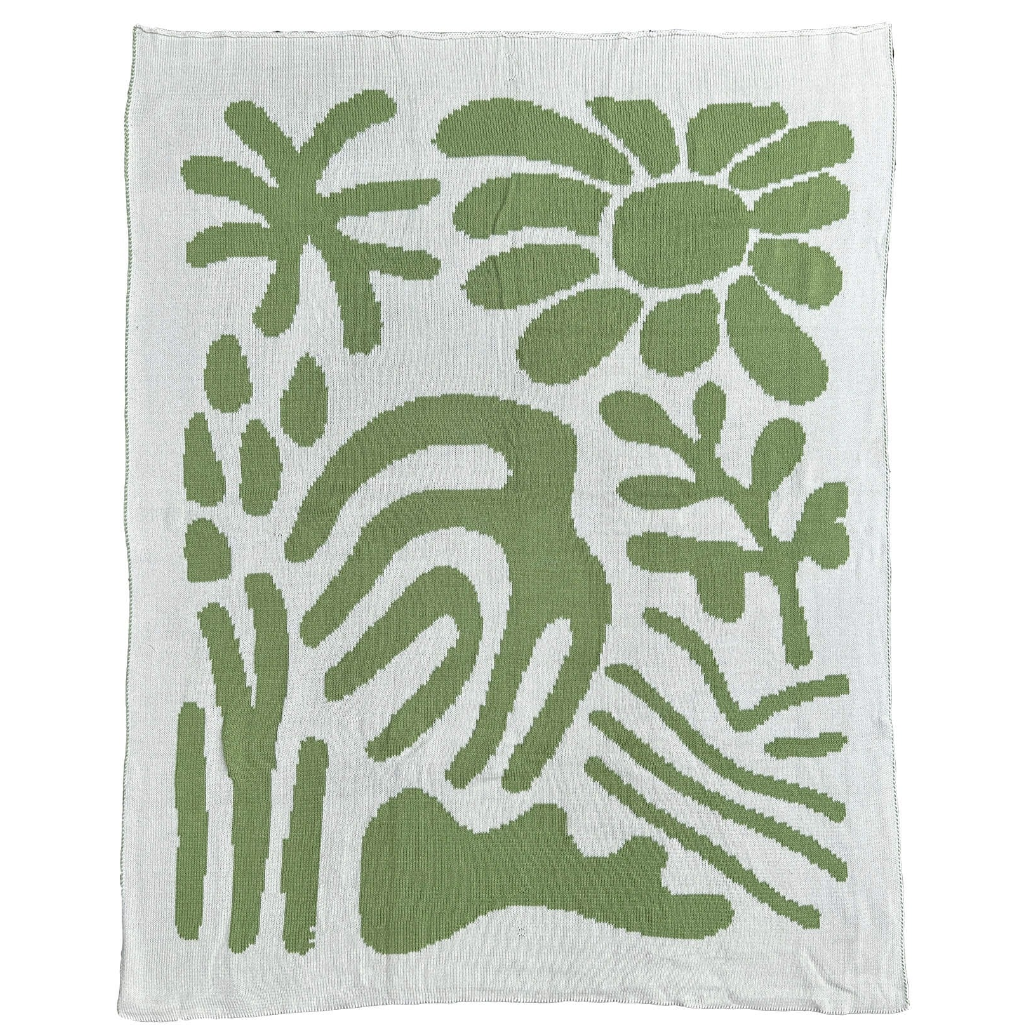 Reversible Blanket, Lime