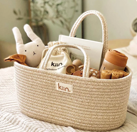 Cotton Rope Nappy Caddy