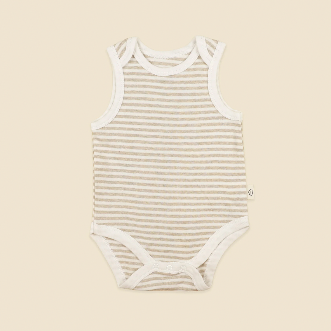 Comfy Singlet Bodysuit, Beige