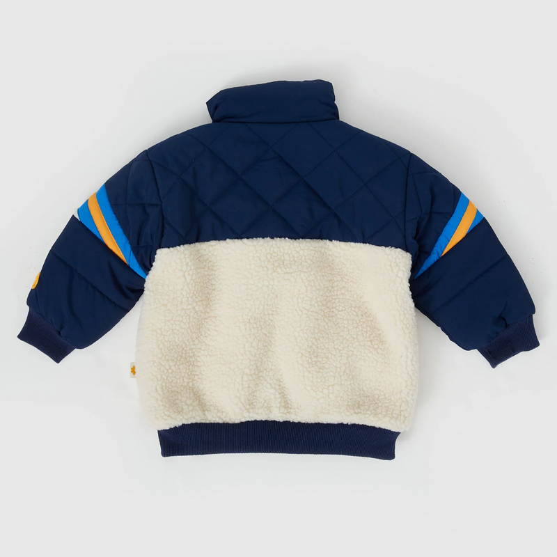 Kobe Shearling Jacket, Navy