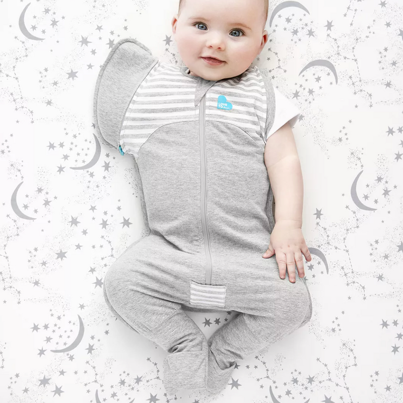 Swaddle Up Transition Suit 1.0 Tog- Grey Stripe