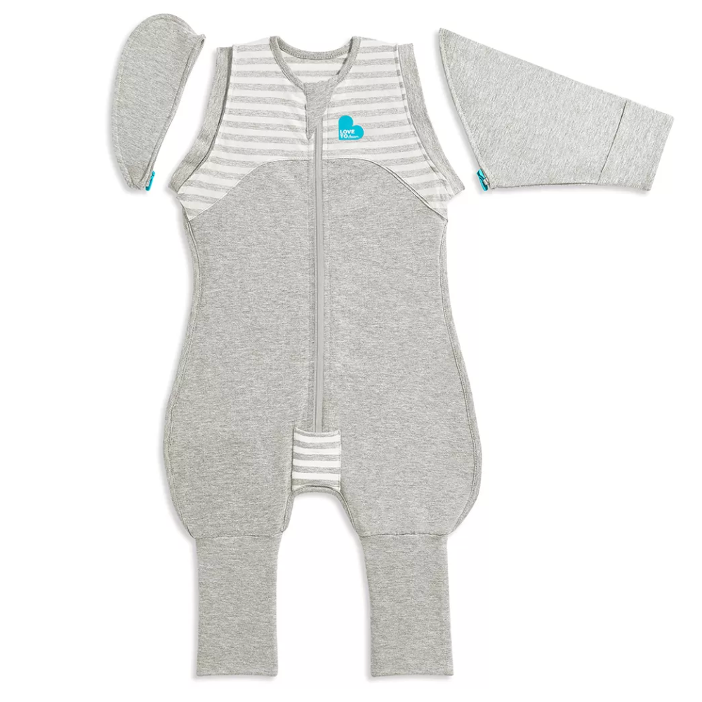 Swaddle Up Transition Suit 1.0 Tog- Grey Stripe