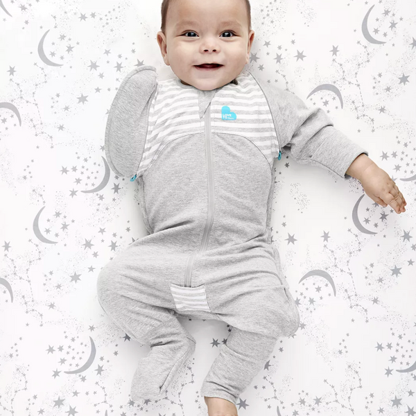 Swaddle Up Transition Suit 1.0 Tog- Grey Stripe