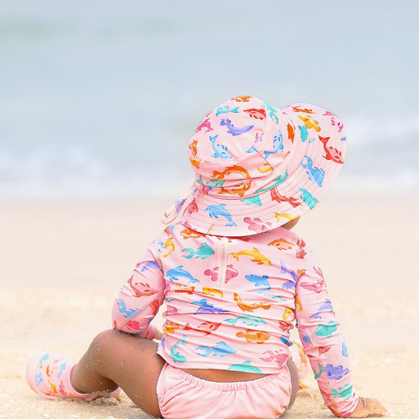 Swim Sunhat, Dishy Fishy