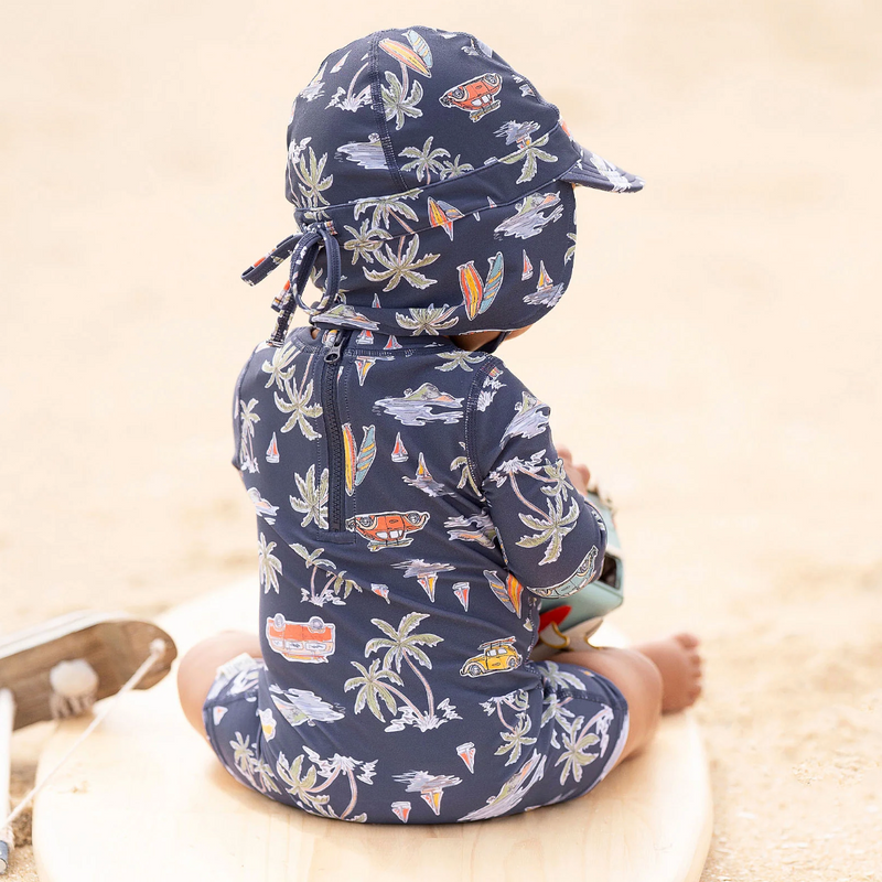 Swim Onesie, Surf Twilight