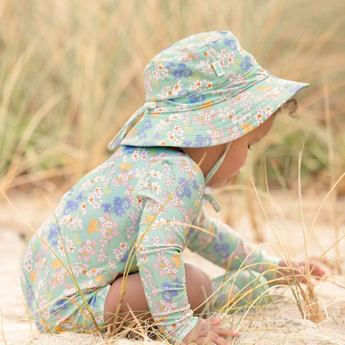 Swim Onesie, Sea Blossom