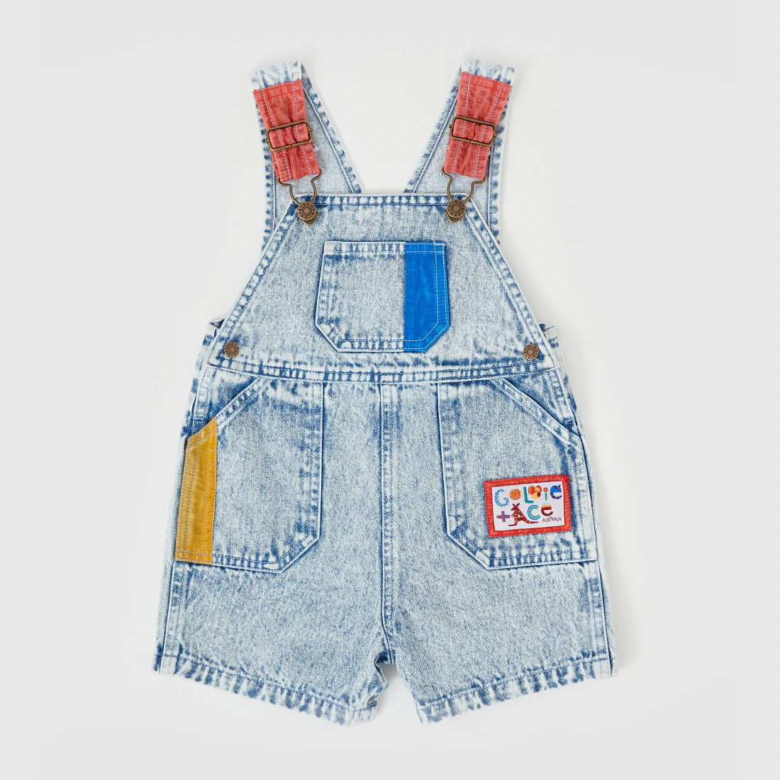 Burton Denim Overalls, Colour Pop Cargo