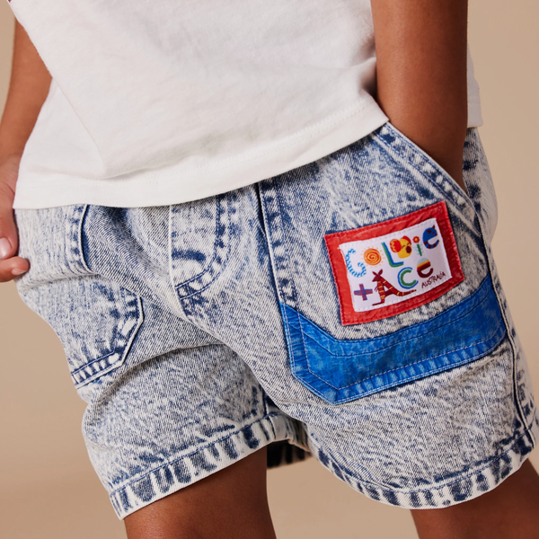 Noah Denim Short, Colour Pop Cargo