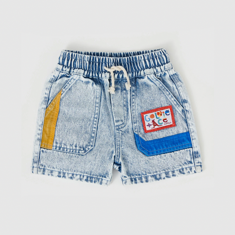 Noah Denim Short, Colour Pop Cargo