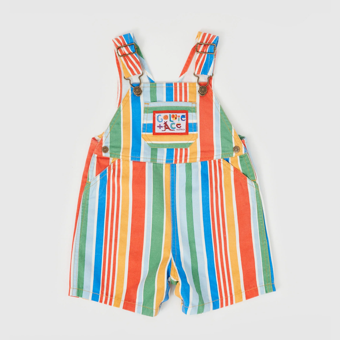 Burton Denim Overalls, Land Down Under Stripe