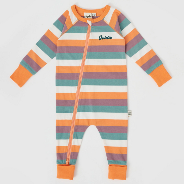 Nostalgia Stripe Zipsuit