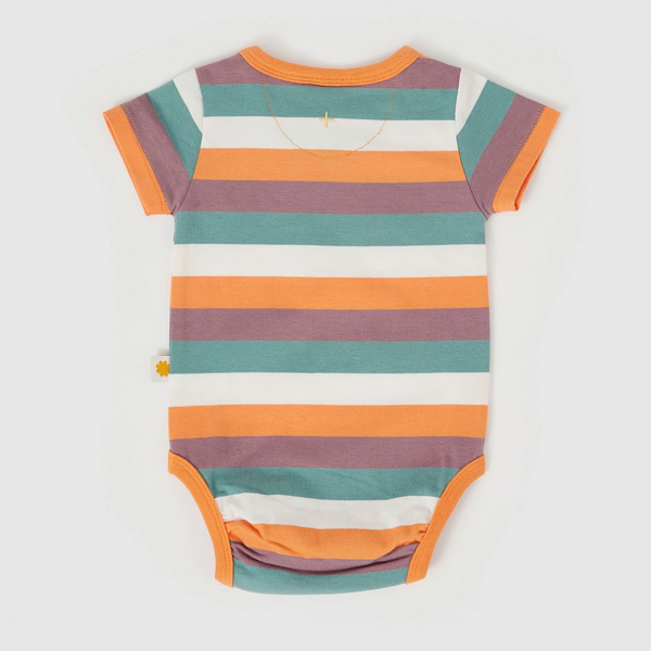 Nostalgia Stripe Short Sleeve Bodysuit