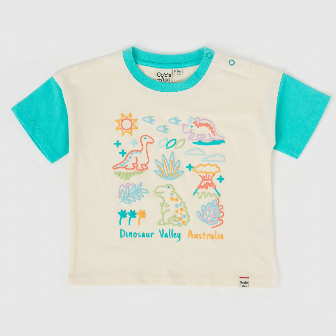 Dinosaur Valley Puff Print T-Shirt