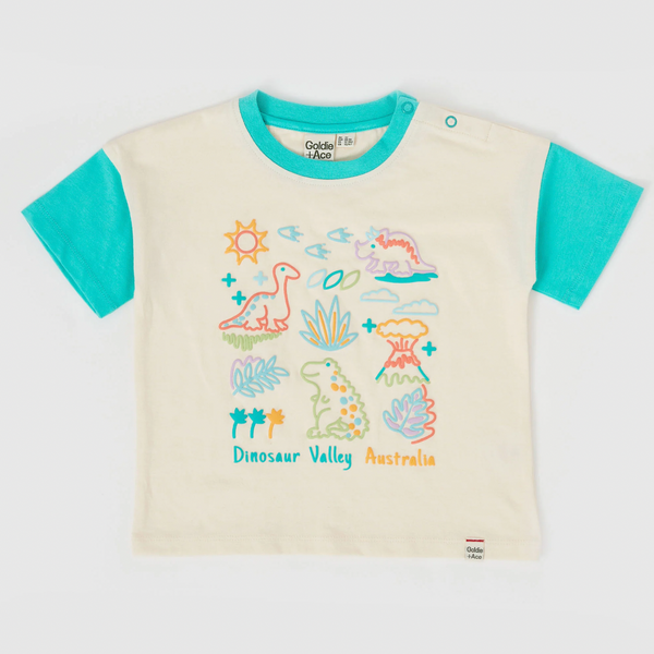 Dinosaur Valley Puff Print T-Shirt