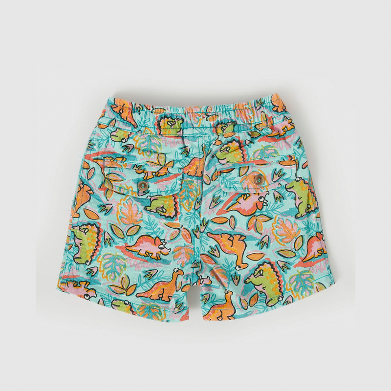 Noah Denim Shorts, Dino Jungle