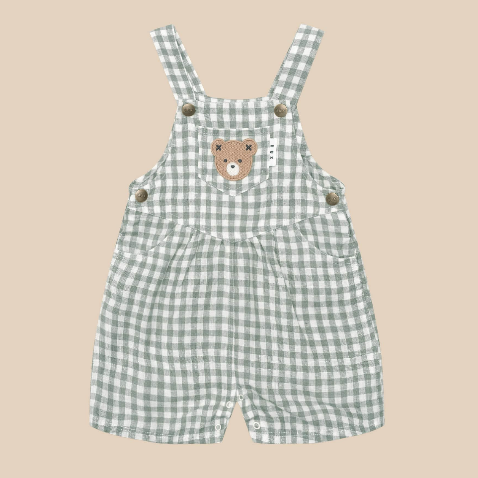 Huxbear Check Short Overall