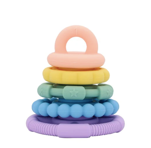 Rainbow Stacker and Teether, Gelato