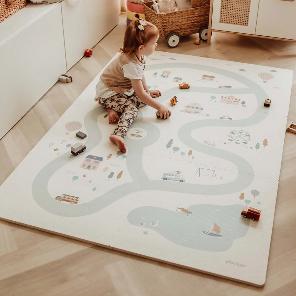 Puzzle Mat, Village