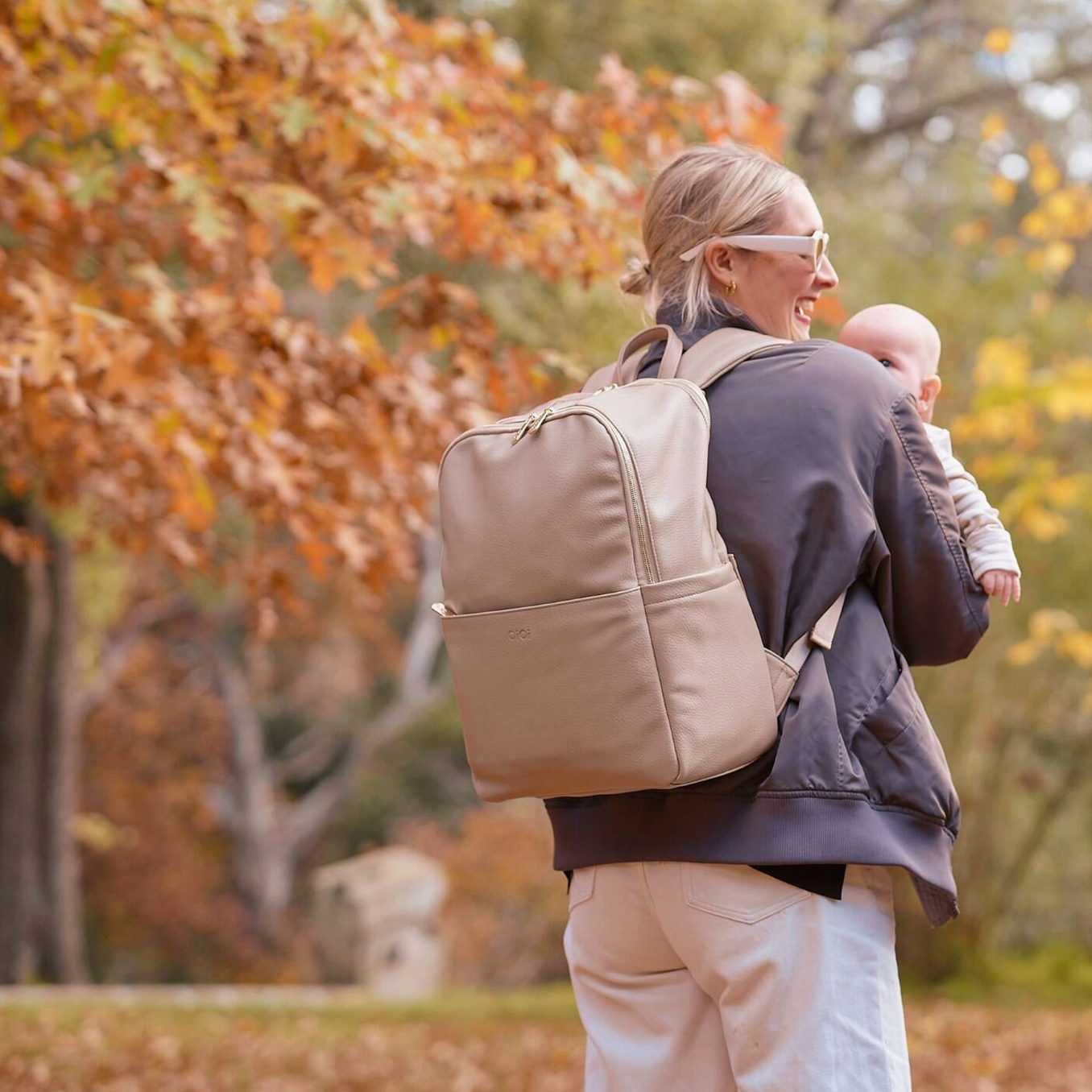 Multitasker Nappy Backpack, Oat