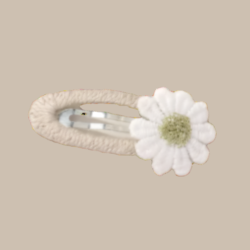 Fabric Daisy Clips