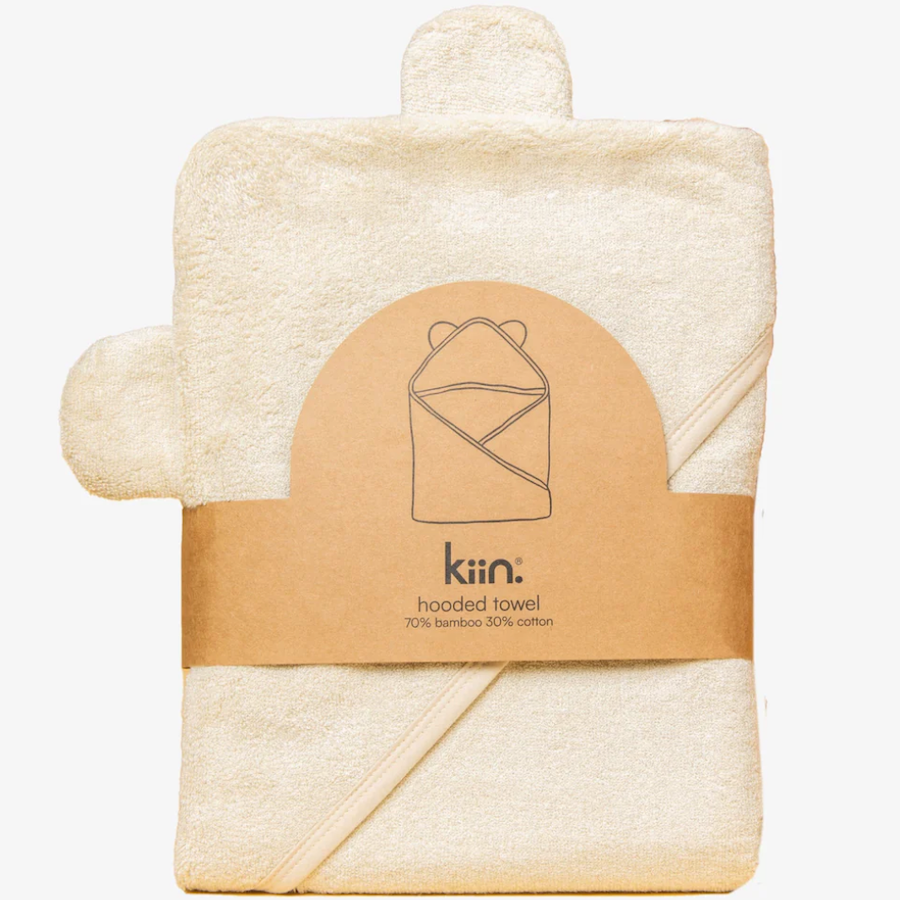 Hooded Towel, Ivory
