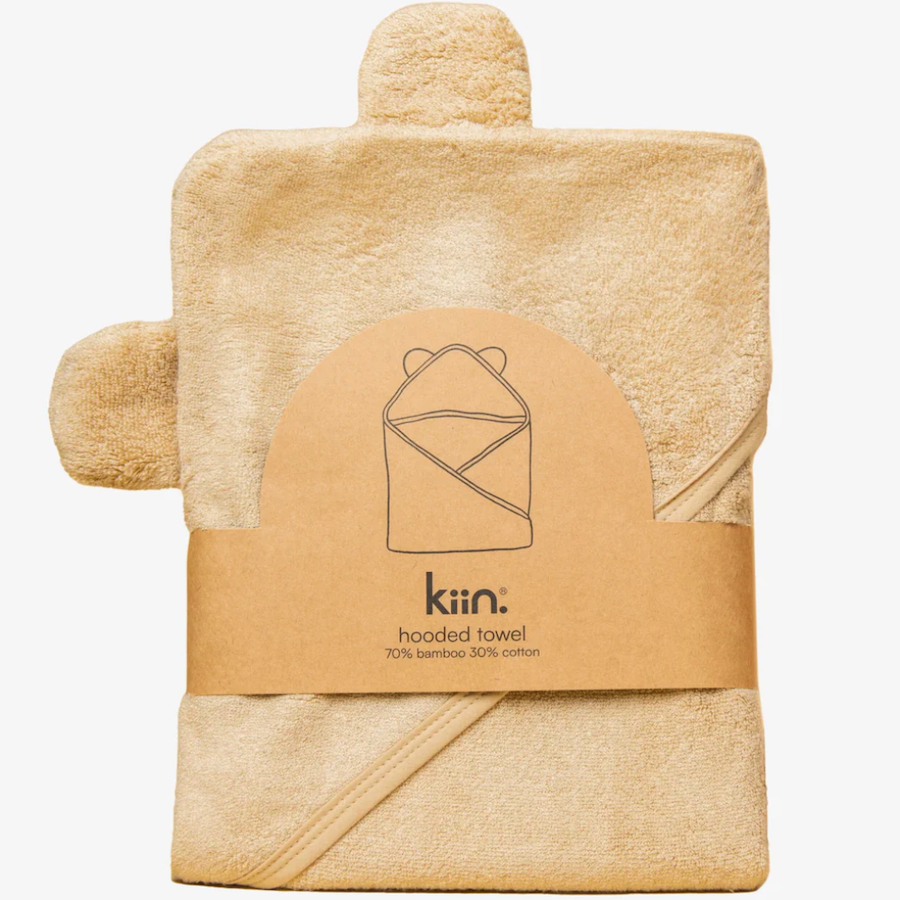 Hooded Towel, Oat