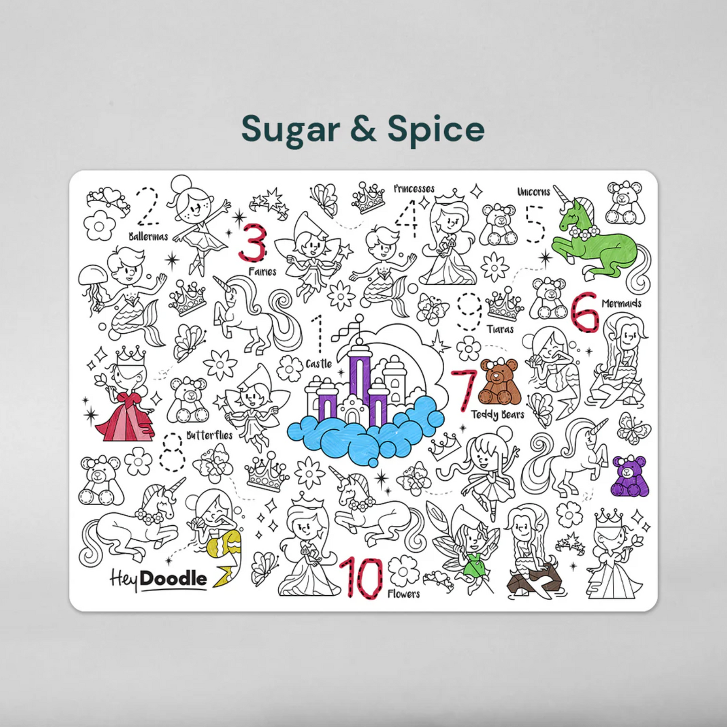 Sugar & Spice Colouring Mat