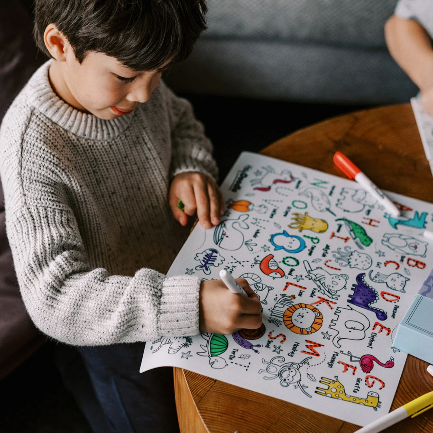 Into The Wild Colouring Mat