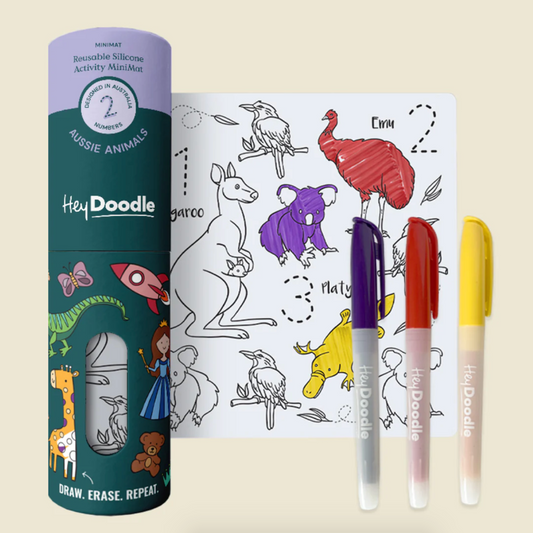 Aussie Animals Mini Colouring Mat