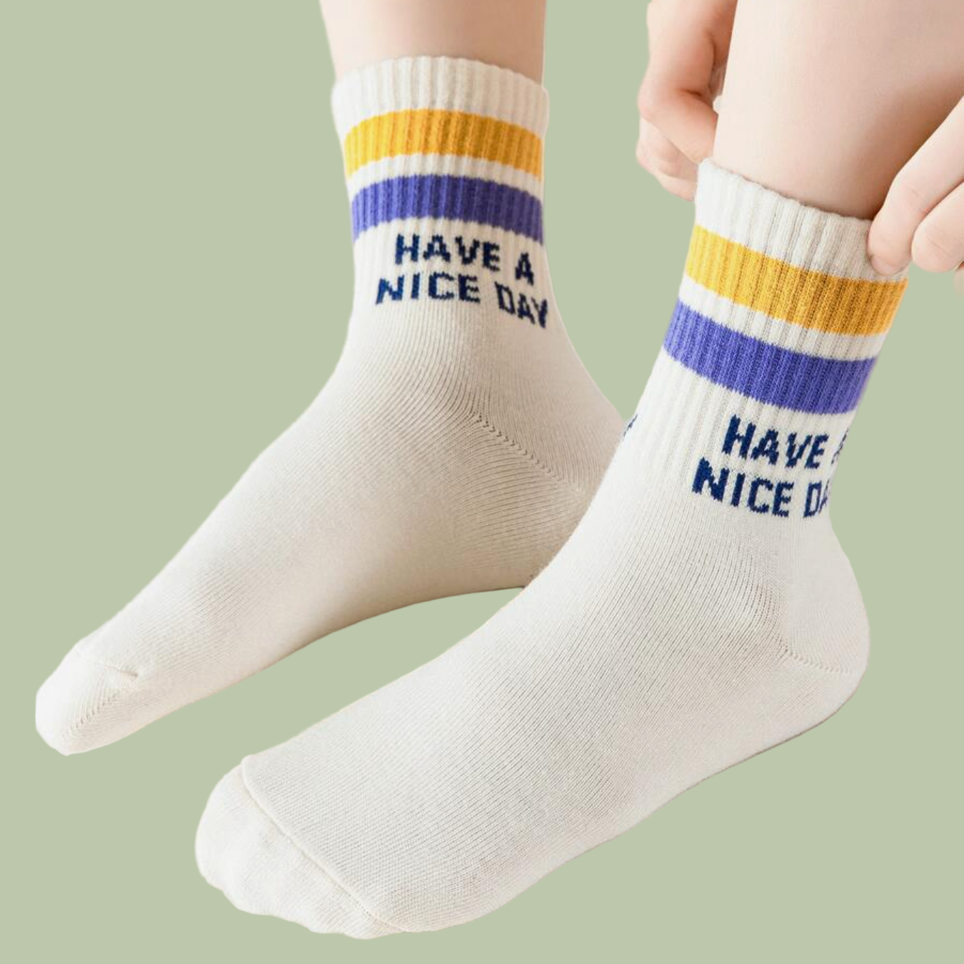 Have a Nice Day Socks