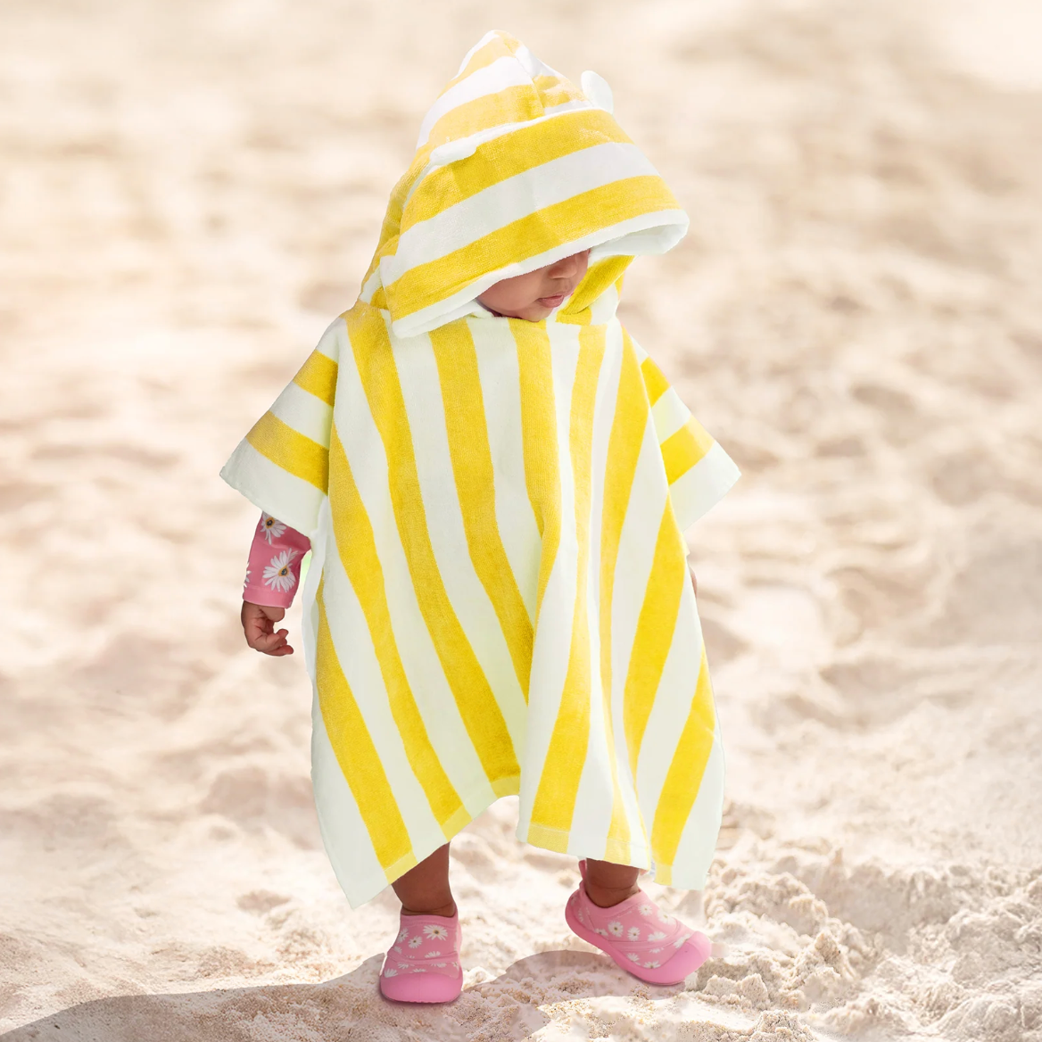 Hooded Beachcomber Towel, Sunny