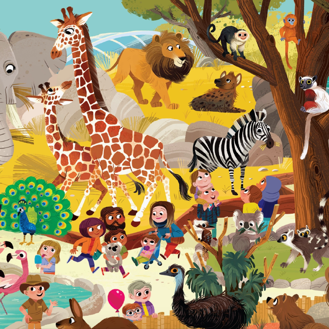 Day at The Zoo Puzzle