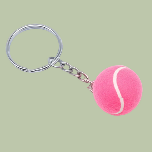 Tennis Ball Keyring