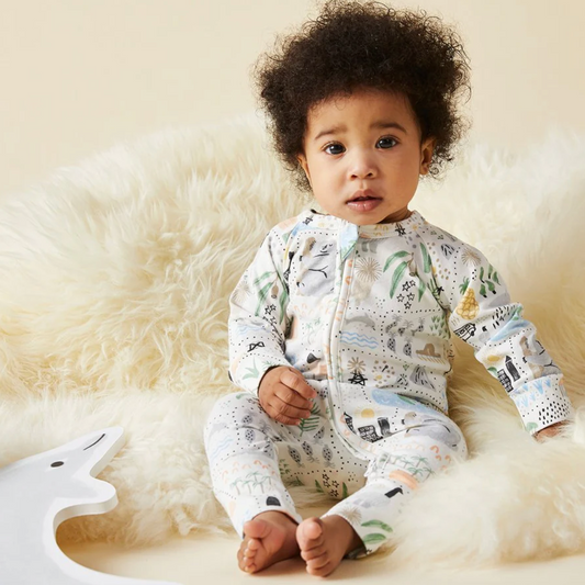 Big Adventures Long Sleeve Romper