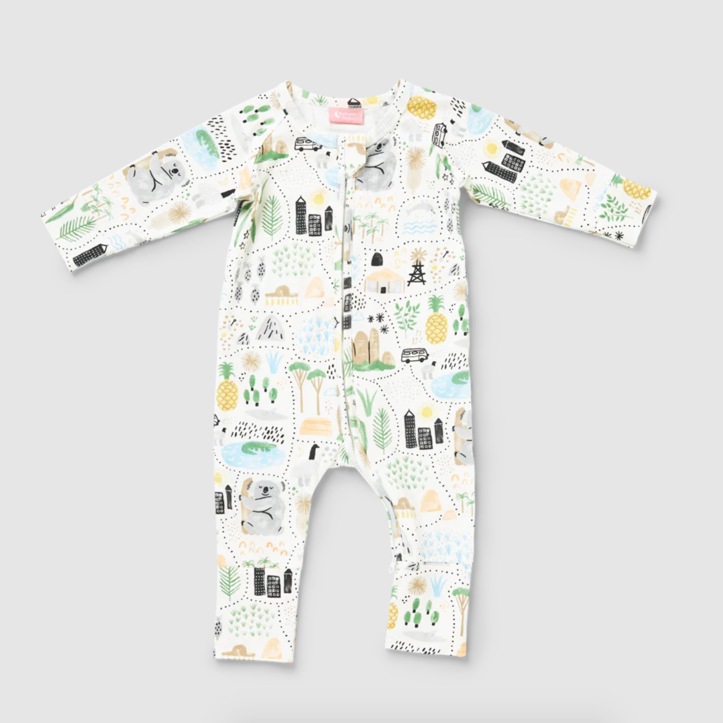 Big Adventures Long Sleeve Romper